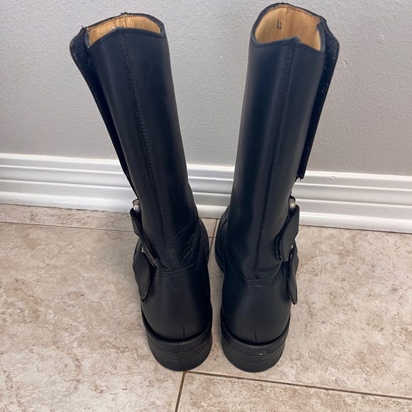 Chippewa Rally Black Leather Riding Boots Sz 7D Worn Twice - Picture 5 of 9